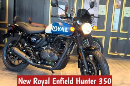 आ गयी ब्रांड न्यू फीचर के साथ Royal Enfield Hunter 350 Rebel Blue 2024 Model मिलेंगे जोरदार फीचर जाने कीमत